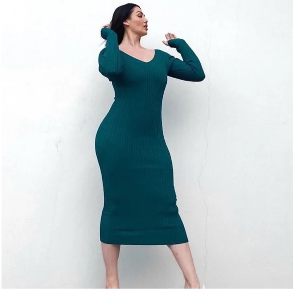 Vitality/Balance Athletica Sirena Ribbed Maxi Sweater Dress